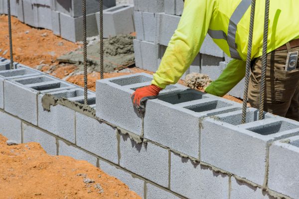 Concrete Blocks Installation in Bremerton