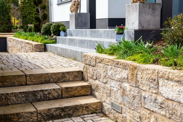 Stone Step Replacement in Bremerton