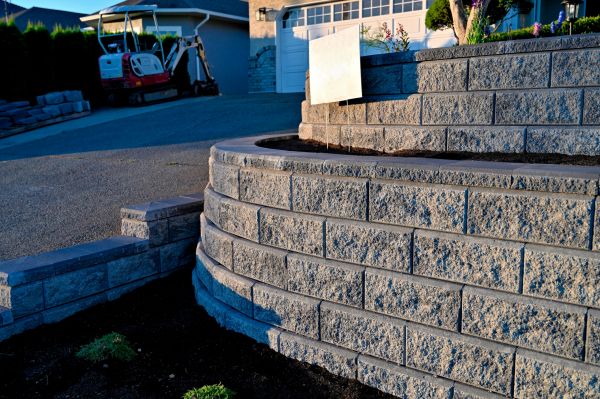 Stone Retaining Wall Repair in Bremerton