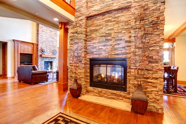 Stone Hearth Installation in Bremerton